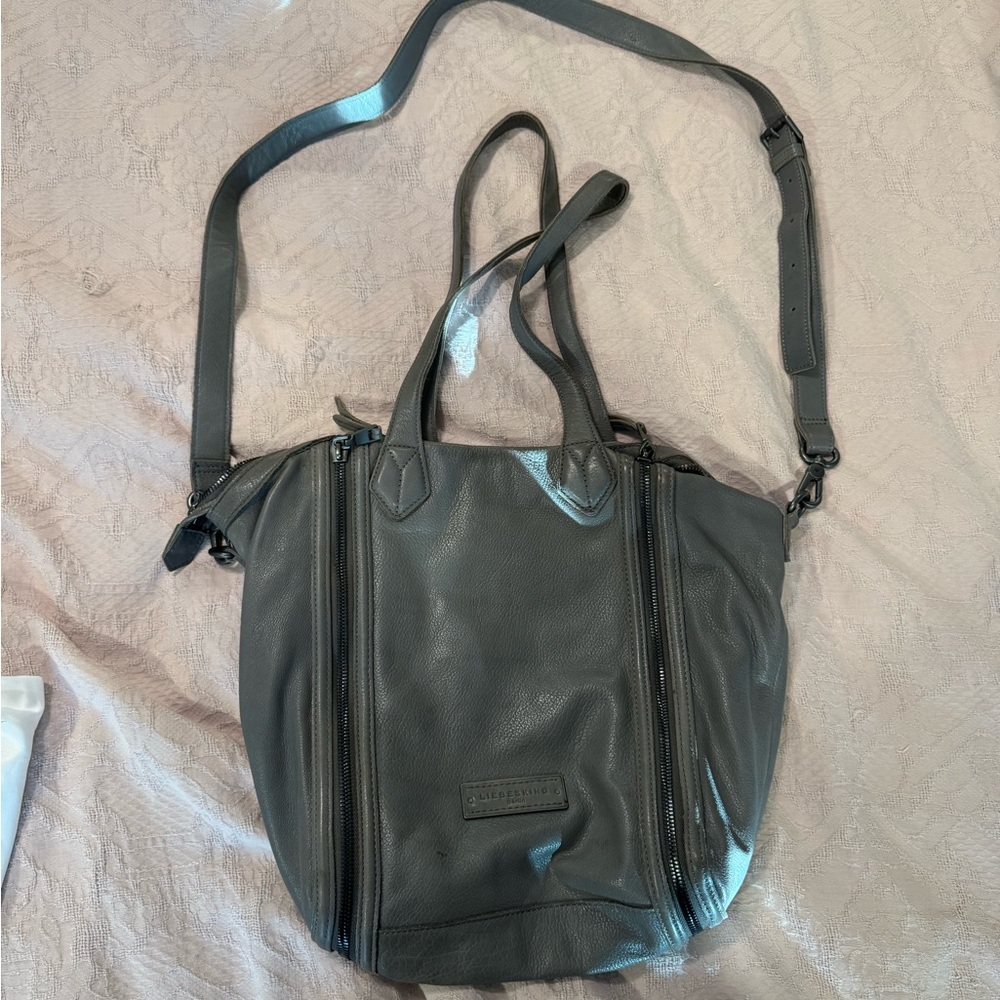 Liebeskind gray shoulder or crossbody bag
